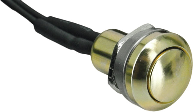 MINI PUSH BUTTON SWITCH GOLD 370339 image 1