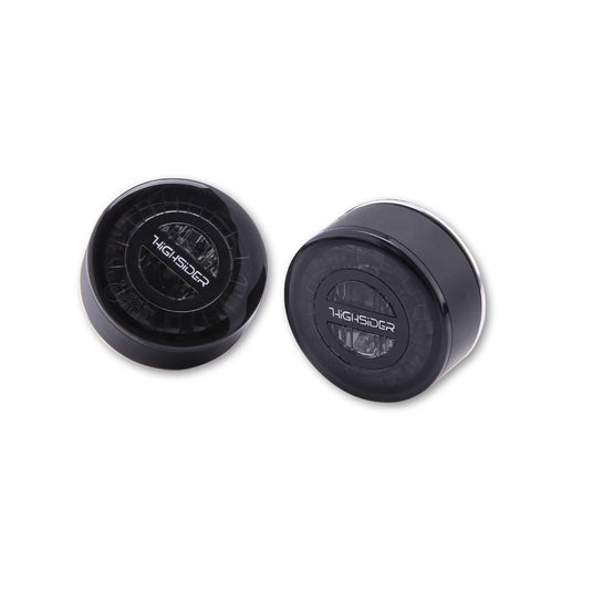 ROCKET TS/TAIL/BRAKE LIGHT PAIR SMOKED LENS BLACK 254-340 image 1