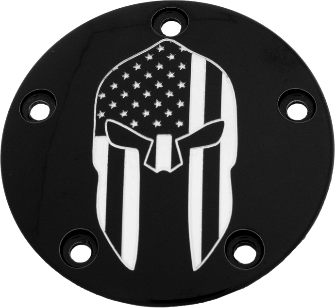 TC TIMER COVER SPARTAIN BLACK PATR20-04BG image 1