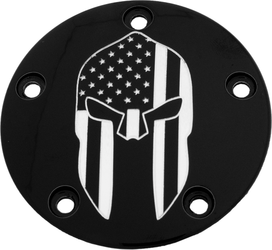 TC TIMER COVER SPARTAIN BLACK PATR20-04BG image 1