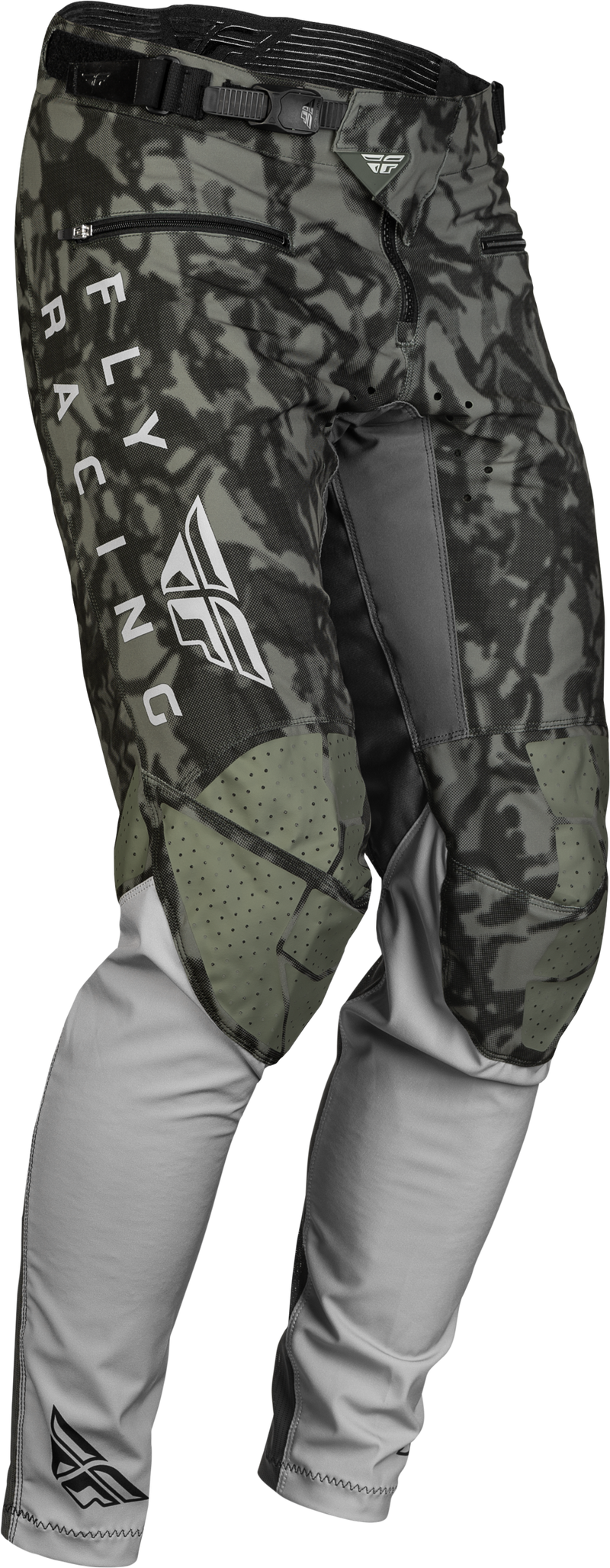 Load image into Gallery viewer, YOUTH RADIUM BICYCLE PANTS DARK GREY CAMO/GREY SZ 18 376-04218 image 1
