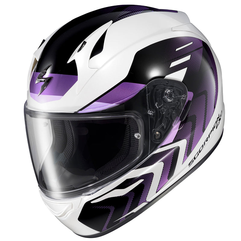 Load image into Gallery viewer, EXO-R320 FULL-FACE HELMET ALCHEMY WHITE/PURPLE XL 32-4046 image 2
