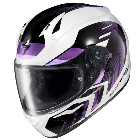 EXO-R320 FULL-FACE HELMET ALCHEMY WHITE/PURPLE XL 32-4046 image 2
