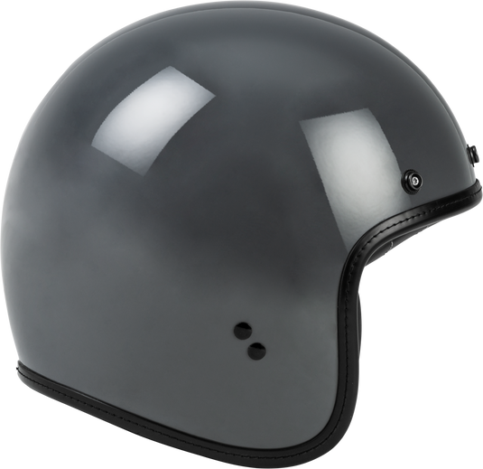 .38 RETRO HELMET GREY LG F77-1202L image 2