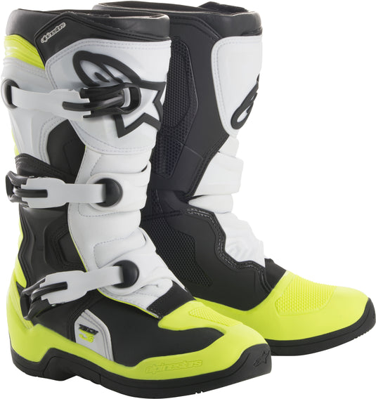 TECH 3S BOOTS BLACK/WHITE/YELLOW SZ 08 2014018-125-8 image 1