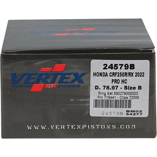 PISTON KIT HC FORGED 78.97/STD 14.4:1 HON 24579B image 4