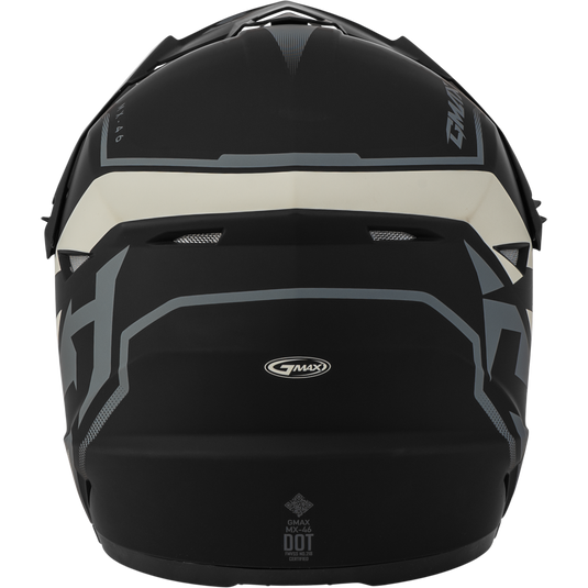 MX-46 COMPOUND HELMET MATTE BLACK/GREY/WHITE YS D3464420 image 4