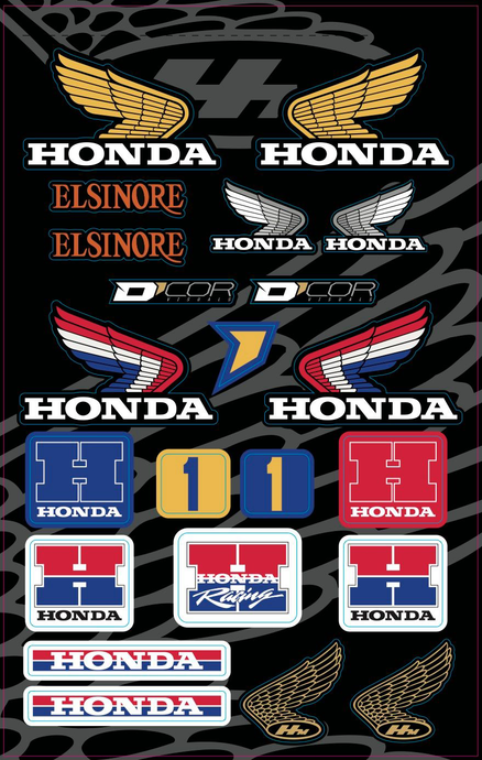 DECAL SHEETS HONDA 40-10-103 image 1