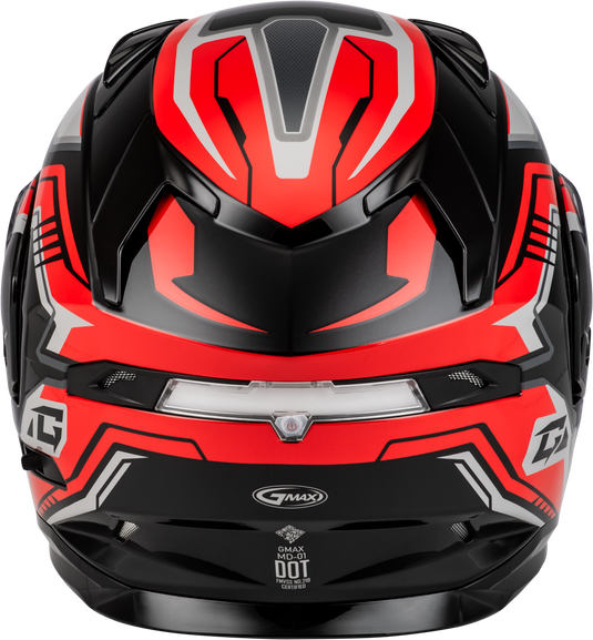 MD-01S TRANSISTOR SNOW HELMET BLACK/RED SM M20139154 image 2
