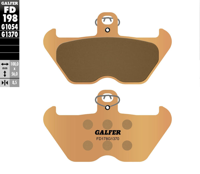 BRAKE PADS SINTERED FD198G1370 FD198G1370 image 1