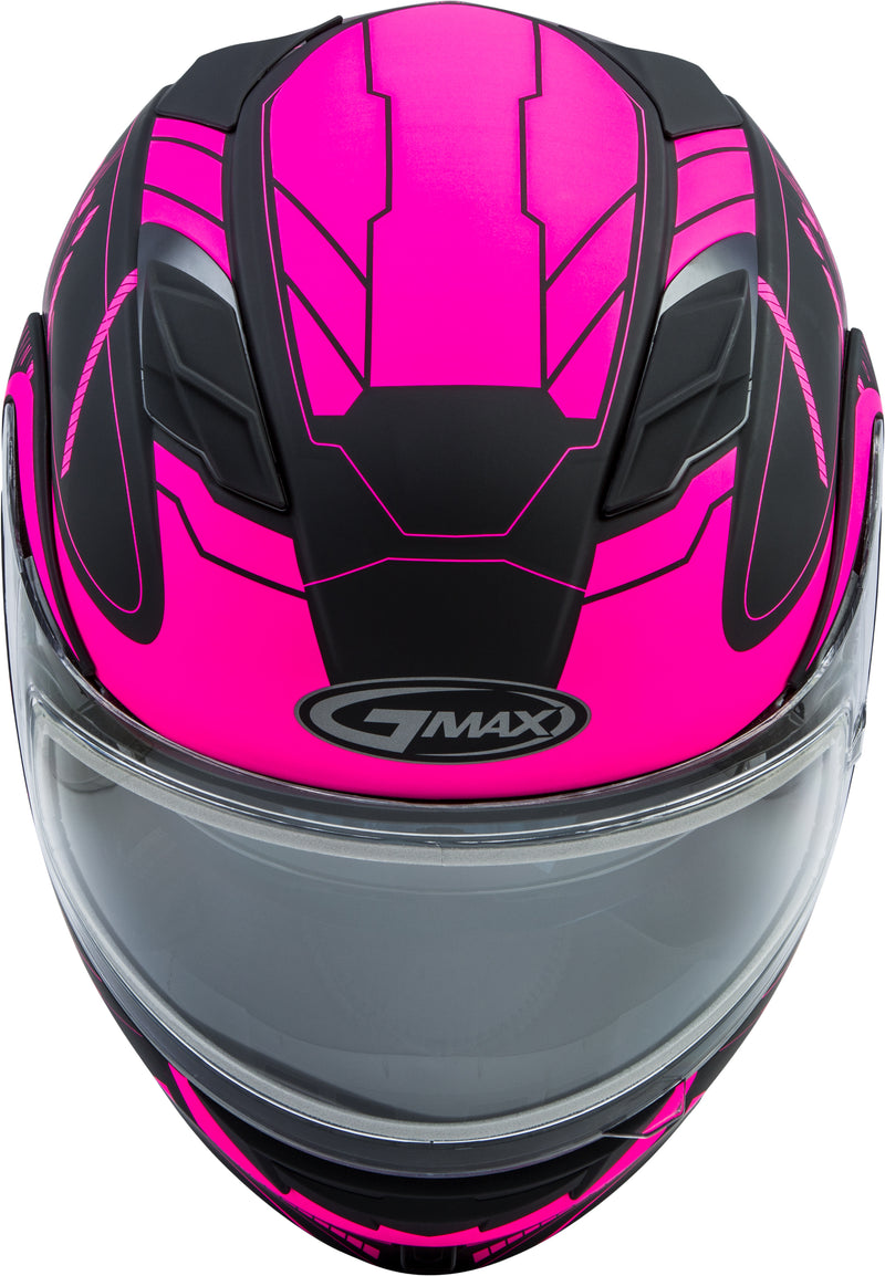 Load image into Gallery viewer, MD-01S MODULAR WIRED SNOW HELMET BLACK/PINK XS G2011403D TC-14-ECE image 3

