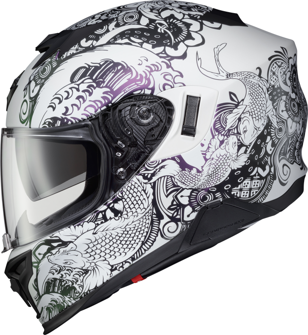 EXO-T520 HELMET NAMA-SUSHI WHITE/CHAMELEON MD T52-1114 image 1