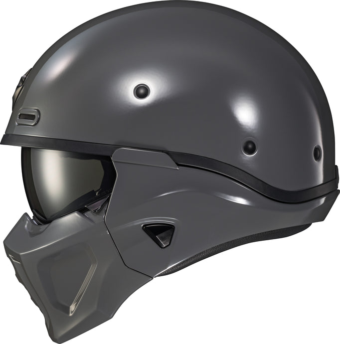 COVERT X OPEN-FACE HELMET CEMENT GREY LG COX-0045 image 1