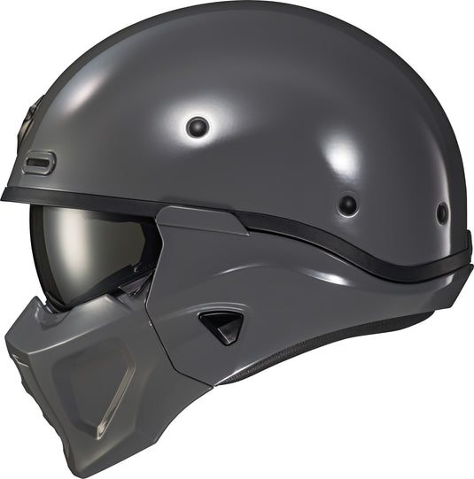 COVERT X OPEN-FACE HELMET CEMENT GREY LG COX-0045 image 1