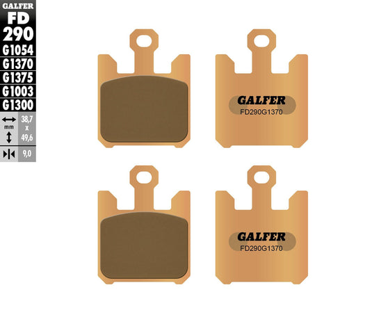 BRAKE PADS SINTERED FD290G1370 FD290G1370 image 1