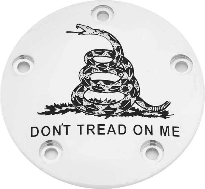 TC TIMER COVER DON'T TREAD CHROME PATR08-04 image 1