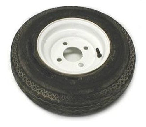 480 X 8 (B) TIRE AND WHEEL IMPORTED 4 HOLE PAINTED