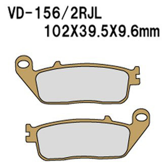 VESRAH BRAKE PADS (VD-156RJL)