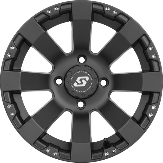 SPYDER WHEEL 14X7 4/137 5+2 (+10MM) BLACK A7547037-T-52S image 2