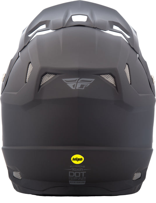 TOXIN SOLID HELMET MATTE BLACK LG 73-8525-7-L image 2