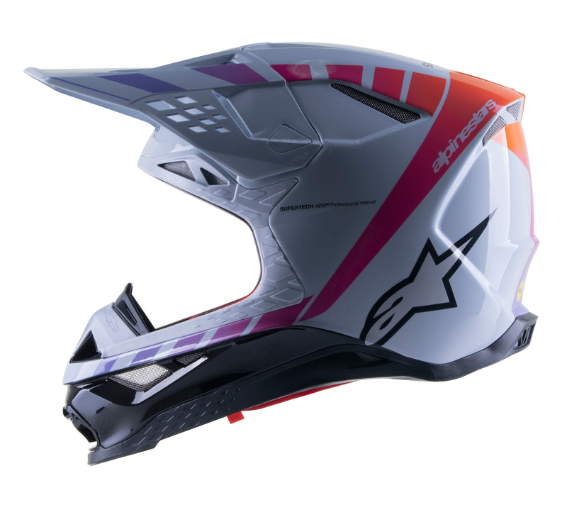 Load image into Gallery viewer, S-M10 LE DAYTONA 23 HELMET GREY/ORANGE FLUO/RHODAMINE XL 8302423-9243-XL image 4
