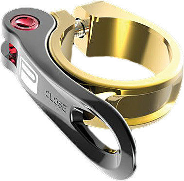 QR-1 SEAT CLAMP 31.8 GOLD ST3506 image 1