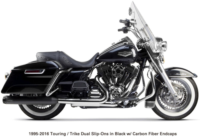 Load image into Gallery viewer, COMP S SLIP-ON TOURING TC BLACK W/CF END CAP 005-3870499D-B image 2
