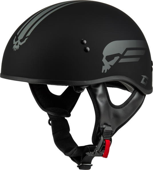 HH-65 RETRIBUTION HELMET MATTE BLACK/SILVER SM H16511814 image 1