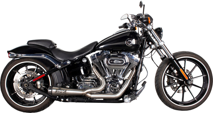 COMP S 2IN1 CARBON TIP 00-17 SOFTAIL STAINLESS 005-5210199 image 1