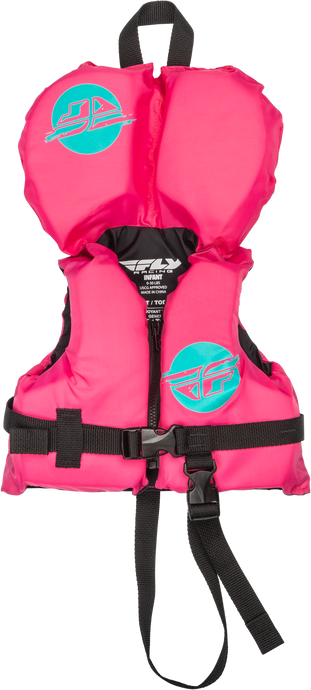 INFANT FLOTATION VEST NEON PINK/TEAL 221-30313 image 1