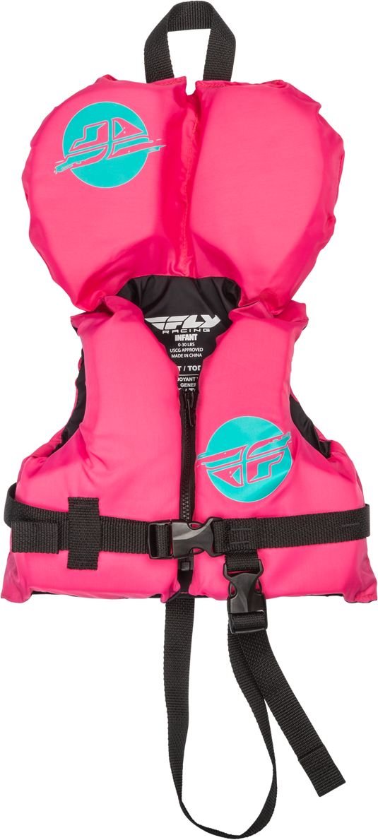 INFANT FLOTATION VEST NEON PINK/TEAL 221-30313 image 1