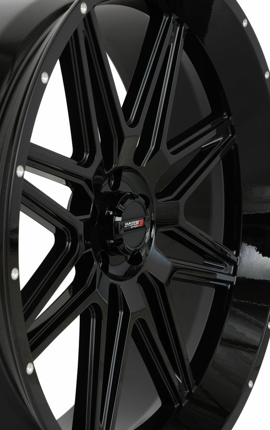 ST7 WHEEL 24X9 5+4 (0MM) 5/4.5 GLOSS BLACK 24S3-7155 image 2