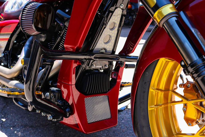 Load image into Gallery viewer, MINI MONKEY ENGINE GUARD BLACK `09-22 TOURING M8MEG-09P-B image 1
