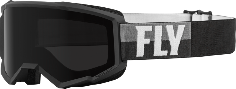 Load image into Gallery viewer, ZONE W/C GOGGLE BLACK/WHITE W/DARK SMOKE HYDROPHOC LENS 37-51672 image 1
