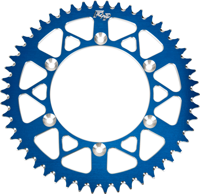 REAR SPROCKET ALUMINUM 46T-428 BLU SUZ/YAM 505-46 BLU image 1