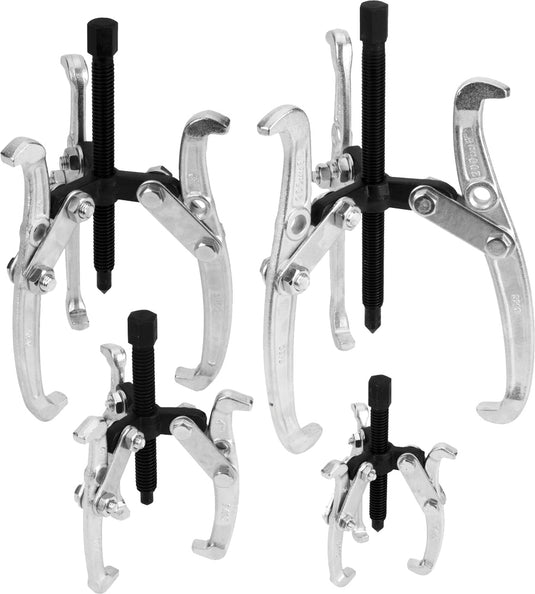 4 PC 3 JAW GEAR PULLER SET W134DB image 1