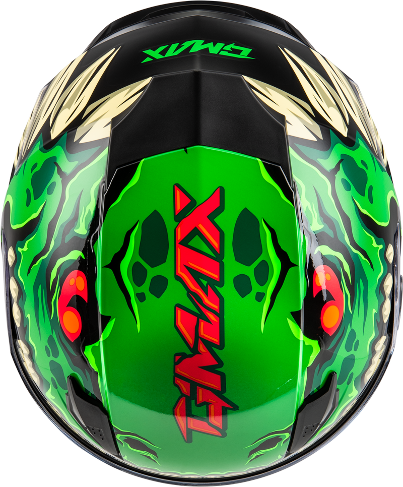 Load image into Gallery viewer, YOUTH GM-49Y DRAX HELMET GREEN YS F1499050 image 3
