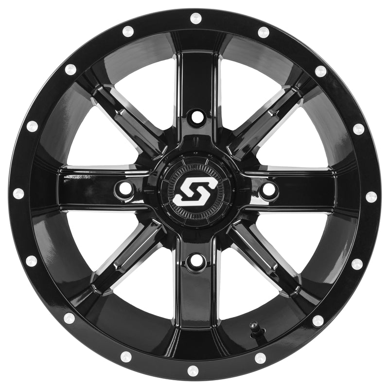 Load image into Gallery viewer, HOLLOW POINT WHEEL 14X10 4/137 5+5 (0MM) BLACK A88B-41037-55S image 2
