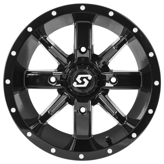 HOLLOW POINT WHEEL 14X10 4/137 5+5 (0MM) BLACK A88B-41037-55S image 2