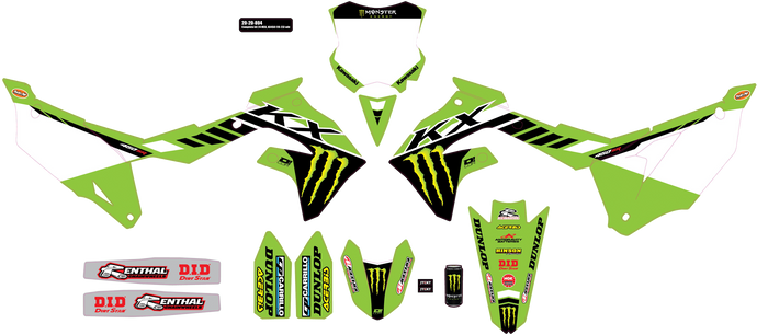 COMPLETE GRAPHIC KIT KAWASAKI 20-20-804 image 1