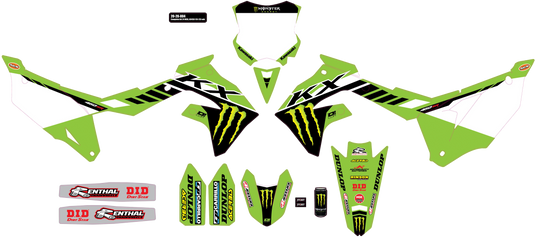 COMPLETE GRAPHIC KIT KAWASAKI 20-20-804 image 1
