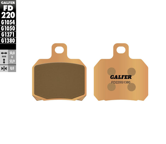 BRAKE PADS SINTERED FD220G1380 FD220G1380 image 2