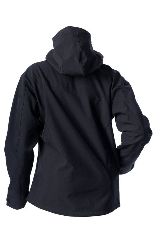 MALEA SOFTSHELL JACKET BLACK/NEON 2X 52360 image 3