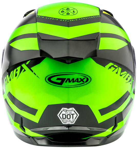 FF-49 FULL-FACE BERG SNOW HELMET BLACK/HI-VIS GREEN 3X G2493679 TC-23 image 4