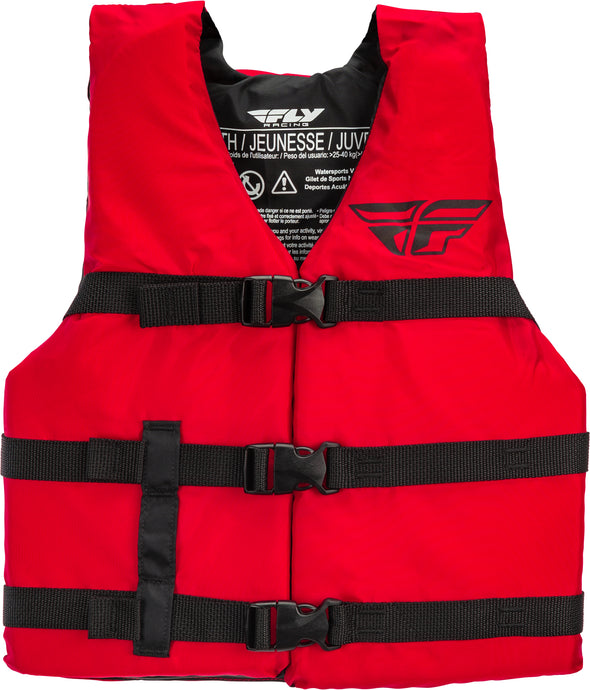 YOUTH NYLON VEST RED 112224-100-002-20 image 1