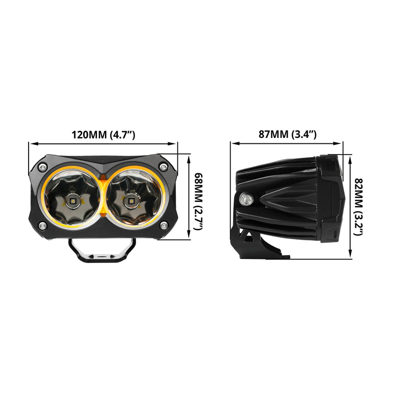 Load image into Gallery viewer, 2&quot; 30W SPOT BEAM OFFROAD LIGHTS XK067002-KIT image 1
