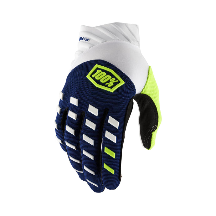 AIRMATIC GLOVES NAVY/WHITE LG 10000-00017 image 1