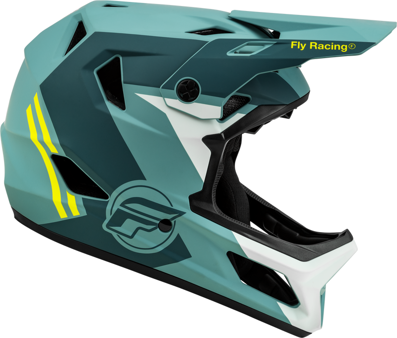 Load image into Gallery viewer, RAYCE HELMET MATTE BLUE STONE/HI-VIS SM 73-3610S image 4
