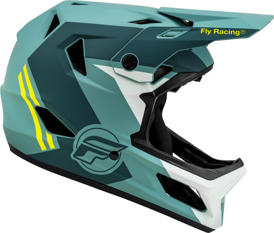 RAYCE HELMET MATTE BLUE STONE/HI-VIS MD 73-3610M image 4