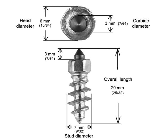 18MM STANDARD SCREW STUDS QTY 100 ST-18100R image 2